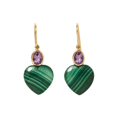 Heart-shaped earrings by Carousel Jewels